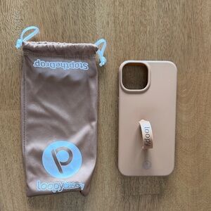 Loopy Case Phone Case with Grip Loop - Nude Pink